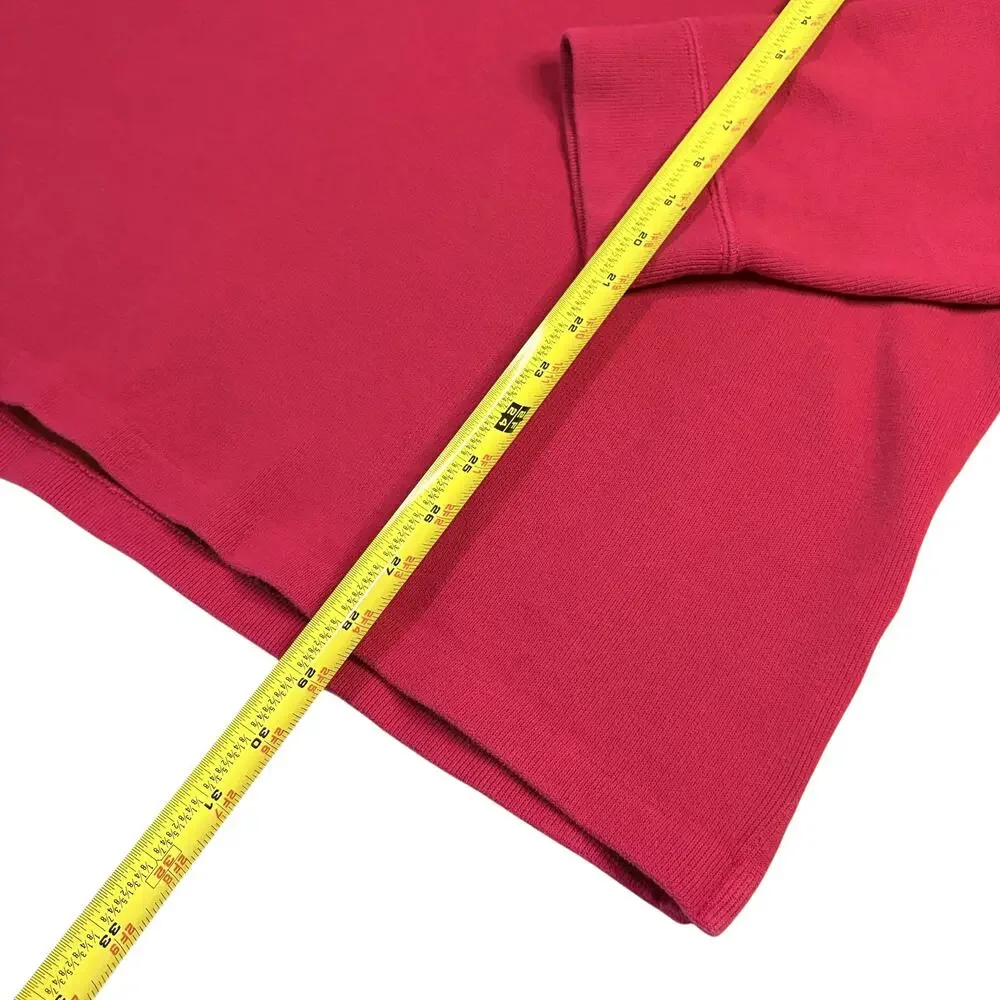Polo Ralph Lauren‎ Men's 1/4 Zip Red Pullover Sweater Sz XXL
